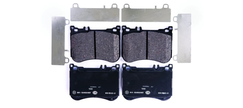 Image of HELLA Brake pad set HELLA 8DB 355 021-211