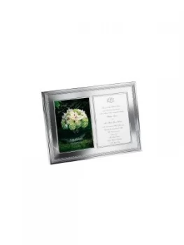 image of Wedgwood Vera Wang Grosgrain Double Invitation Frame 5x7