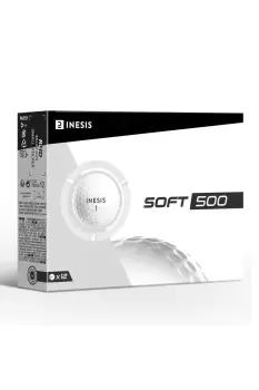 Image of Decathlon Golf Ballsx12 - Inesis Soft 500