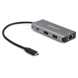 Image of 3 Port USBC Hub with LAN Port 10Gbps