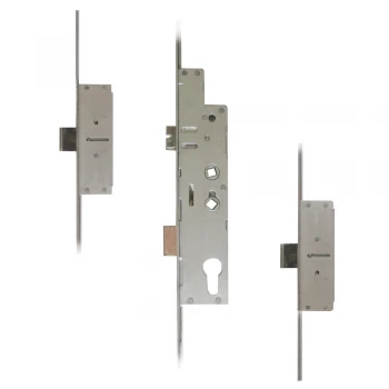 image of Fullex Crimebeater 2-Deadbolt Twin-Spindle Multpoint 20mm Radius Faceplate