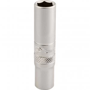 Image of Draper 1/4" Drive Polished Finish Deep Hexagon Socket Metric 1/4" 8mm