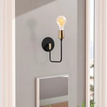 Image of Dolma - 3071 Black Wall Lamp