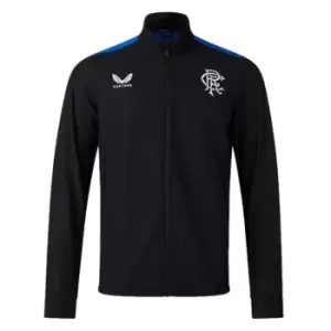 Image of 2023-2024 Rangers Players Training Anthem Jacket (Black)