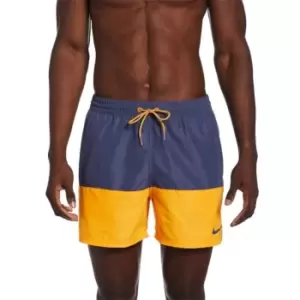 Image of Nike Split Swim Shorts Mens - Orange