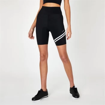 Image of Jack Wills Active Stripe Cycling Shorts - Black