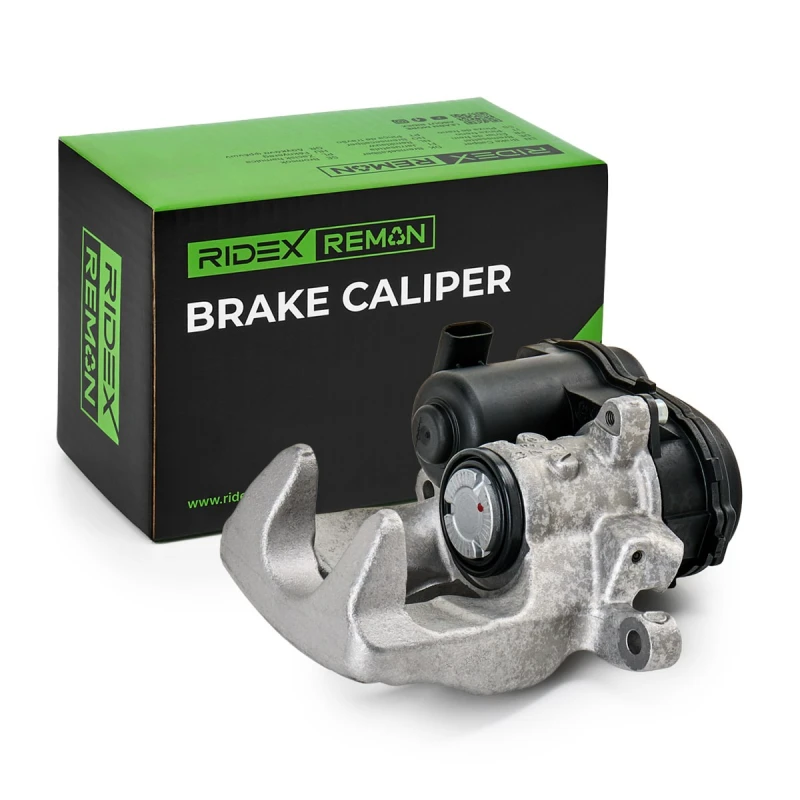 Image of RIDEX REMAN 78B1487R Brake caliper Rear Axle, for vehicles with electric parking brake, with holding frame Aluminium Brake Caliper (78)
