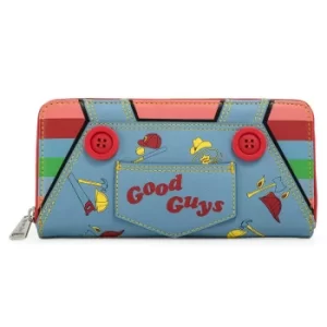 Image of Loungefly Childs Play Chucky Cosplay Zip Around Wallet