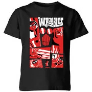 image of The Incredibles 2 Poster Kids T-Shirt - Black - 11-12 Years