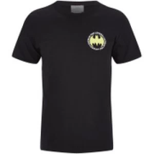 image of DC Comics Batman Mens The Legend Logo - Black - M