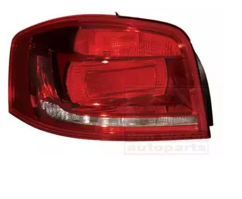 Image of VAN WEZEL 0338931 Rear light without bulb holder, Left Combination Rearlight (391)