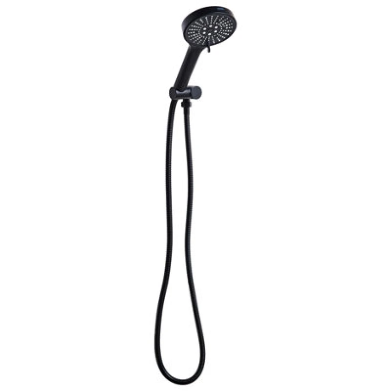 Image of Beliani Shower Head And Hose Kit Mapiri 6-Function Black