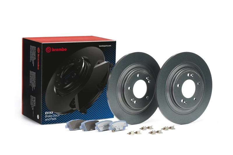 Image of BREMBO Brake discs and pads set BREMBO KT 08 015