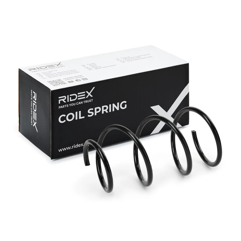 Image of Coil spring RIDEX 188C1233