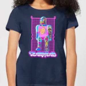 Rick and Morty Gearhead Womens T-Shirt - Navy - S