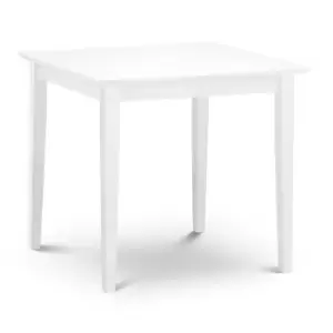 image of Julian Bowen Rufford Extending 4 Seater Dining Table White