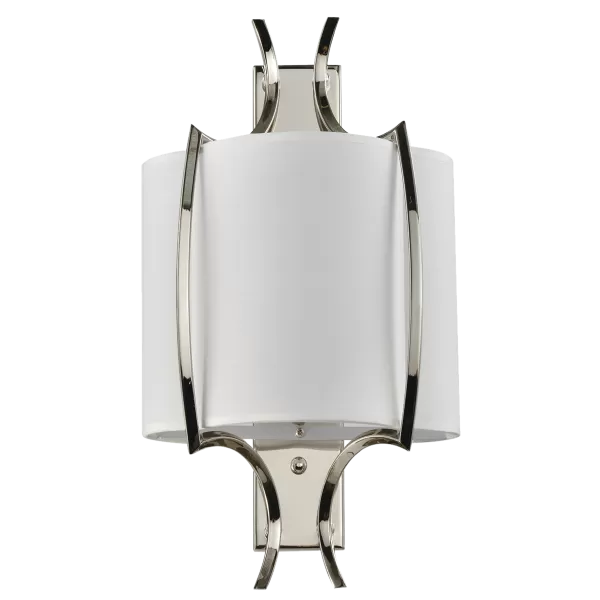 Faro Wall Lamp With Shade Nickel, E14