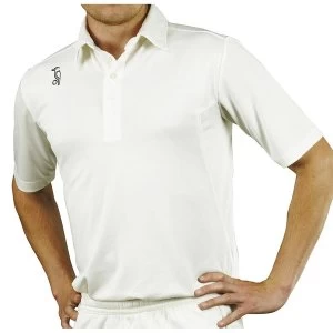 Image of Kookaburra Pro Player Short Sleeve Cricket Shirt Junior 14 Years