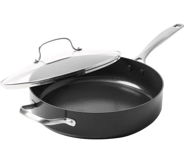 GREENPAN Copenhagen CC003347-001 28cm Non-stick Saut Pan - Black 4895156669456