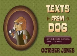 Image of texts from dog