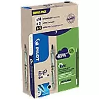 Image of Pilot Ballpoint Pen Ecoball Black Pack of 10 Pens and 10 Refills