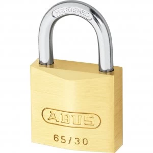 Image of Abus 65 Series Compact Brass Padlock 30mm Standard