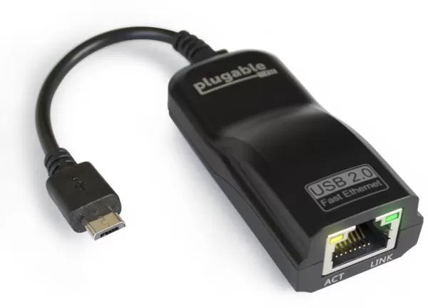 Image of PLUGABLE USB OTG to Ethernet Adapter