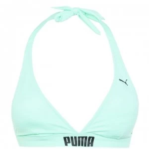 Puma Halterneck Bikini Top - Green