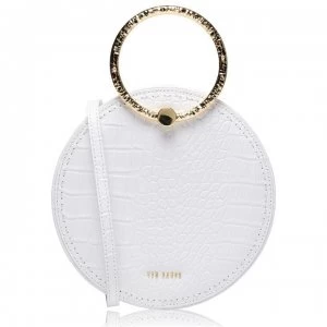 Image of Ted Baker Millah Circle Leather Cross Body Bag - ivory