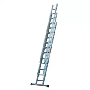 Image of 1102-030 2.5M Aluminium Pro EN131 Double Ladder