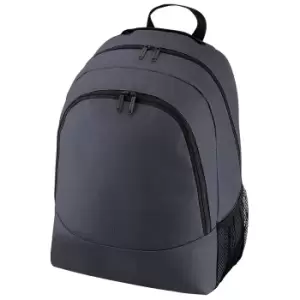 Image of Bagbase Universal Multipurpose Backpack / Rucksack / Bag (18 Litres) (Pack of 2) (One Size) (Graphite)