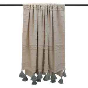 Image of Furn Throw (One Size) (Light Green/Beige)