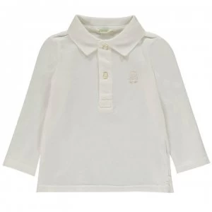 Benetton Classic Polo Top - 074 White