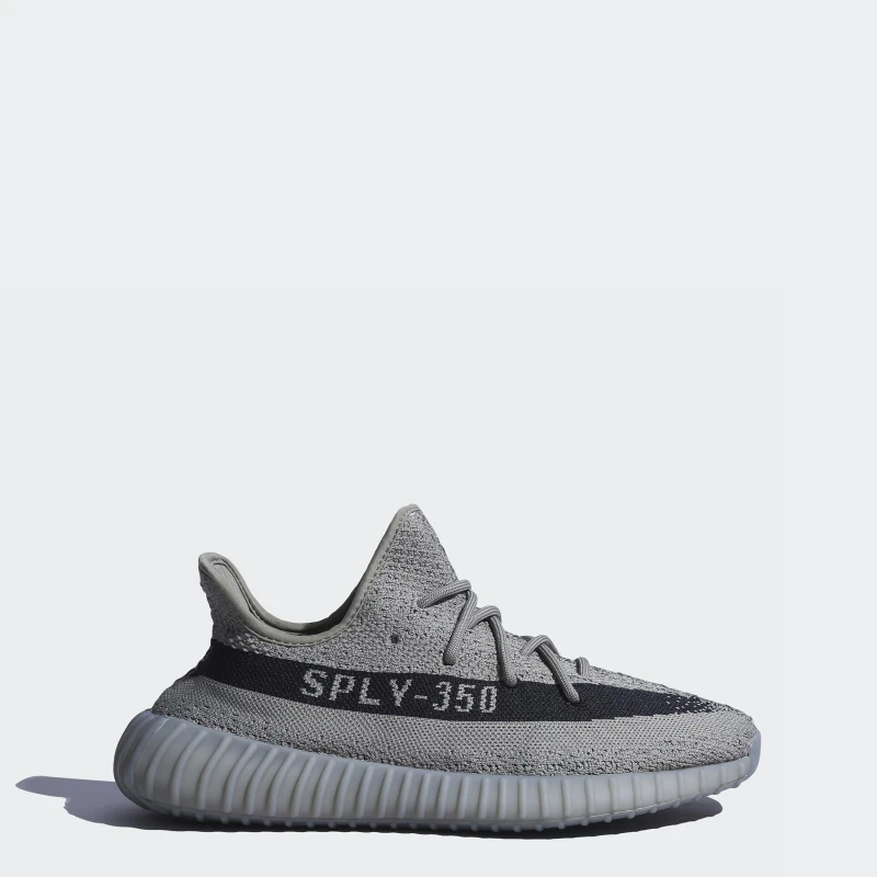 Image of Yeezy Kids Boost 350 V2 Primeknit Comfort Sneakers Granite male 4 (36.7)