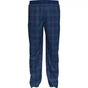 Image of Calvin Klein Flannel Slip Pyjama Pants - Blue