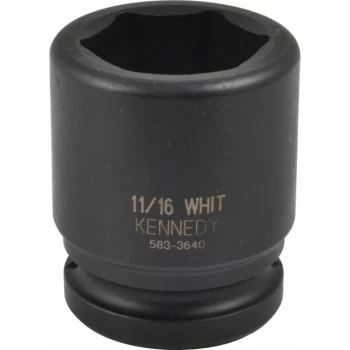 image of 1 Whit Impact Socket 3/4' Sq Dr - Kennedy