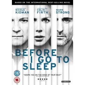 Image of Before I Go To Sleep DVD