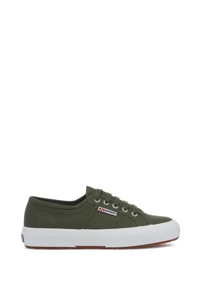 Image of Superga Mens 2750 Cotu Classic Trainers - Sherwood Green - UK 10 - Green Green Trainers male S000010-102 10