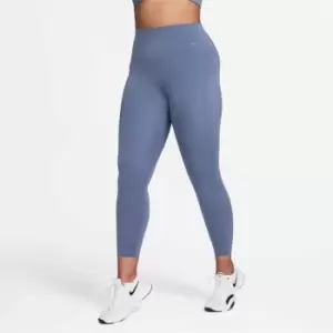 Image of Nike Dri-FIT Universa Womens Medium-Support High-Waisted Leggings with Pockets - Blue