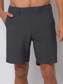 image of Animal Darwin Twill Shorts - Asphalt Grey, Asphalt Grey, Size 28, Men