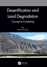 Image of Desertification and Land Degradation Concept to Combating
