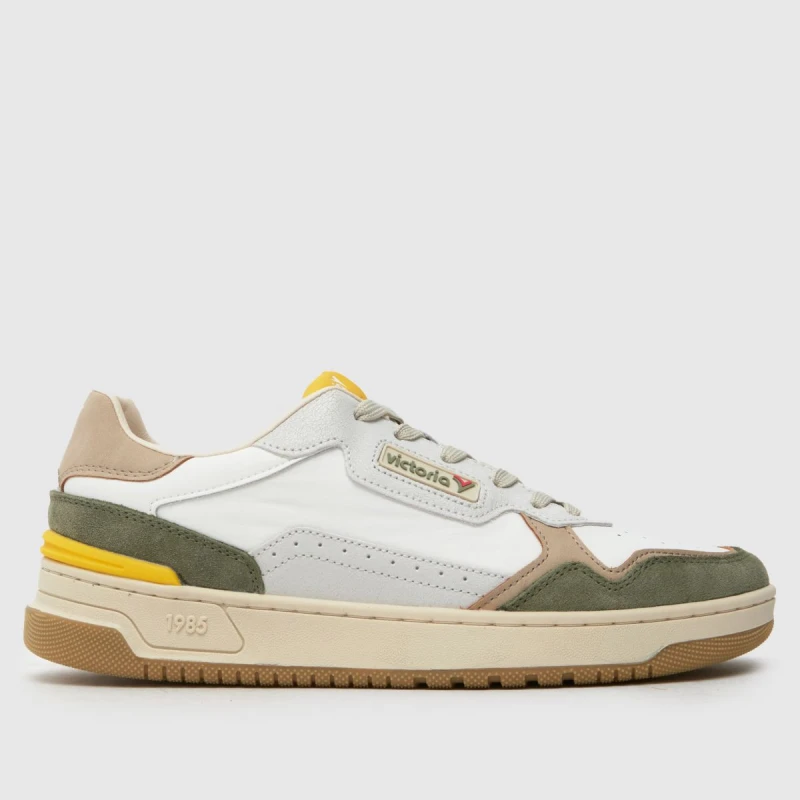 Image of VICTORIA C80 Trainers White/Pastel Green Women 36 (3.5)