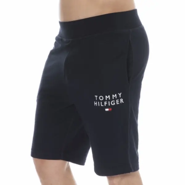 Image of Tommy Hilfiger Embroidered Logo Shorts - Navy XL