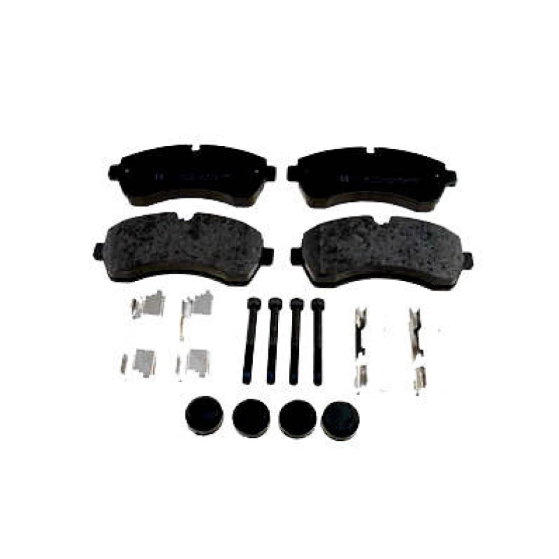 Image of ZIMMERMANN 29200.205.2 Brake pad set Front Axle, prepared for wear warning indicator, Photo corresponds to scope of supply, with bolts/screws Brake P