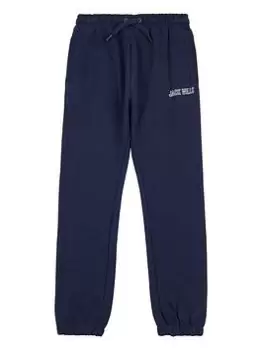 Image of Jack Wills Boys Collegiate Oversized Joggers - Navy, Size 14-15 Years