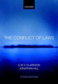 Image of The Conflict of Laws by C.M.V Clarkson Paperback