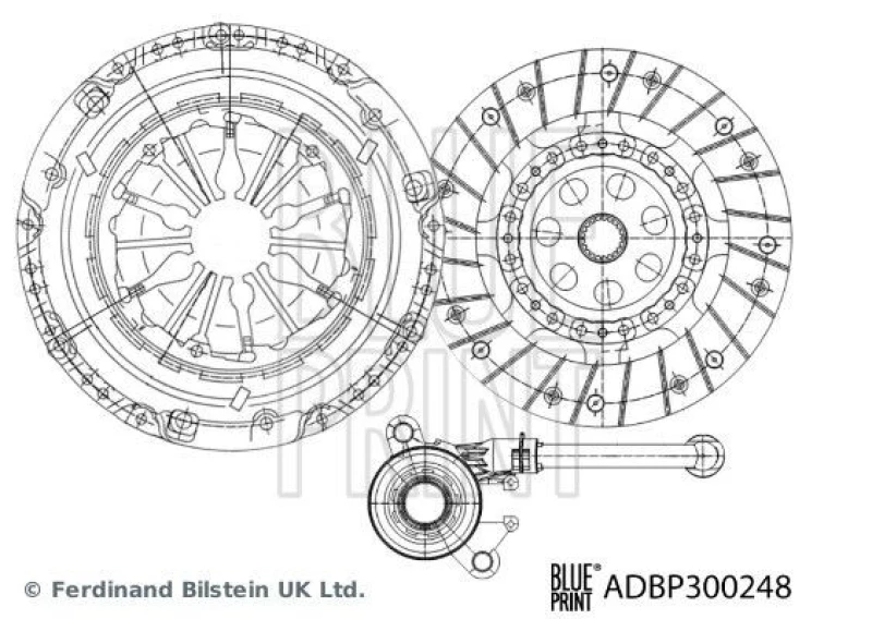 Image of Blue PRINT Clutch kit Blue PRINT ADBP300248