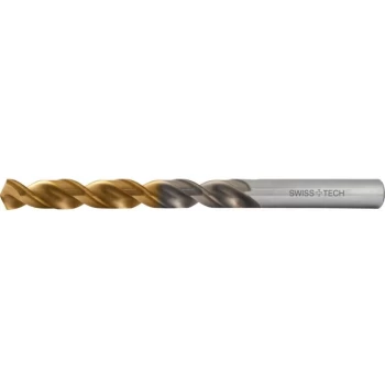 Image of Swisstech - 10.50MM HSS-Cobalt High Helix Drill TiN Tipped