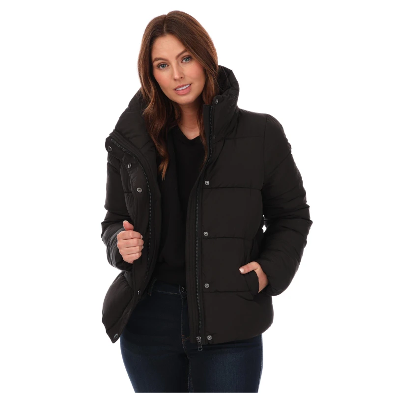 Image of Only New Cool Puffer Jacket Black female 6