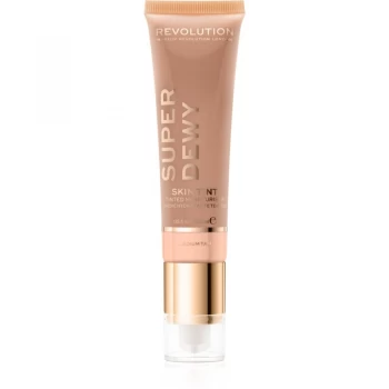 Image of Revolution Superdewy Tinted Moisturiser Medium Tan